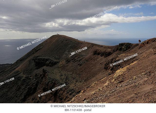 Volcanic landscape, Teneguia Volcano, Los Canarios, La Palma, Canary Islands, Spain