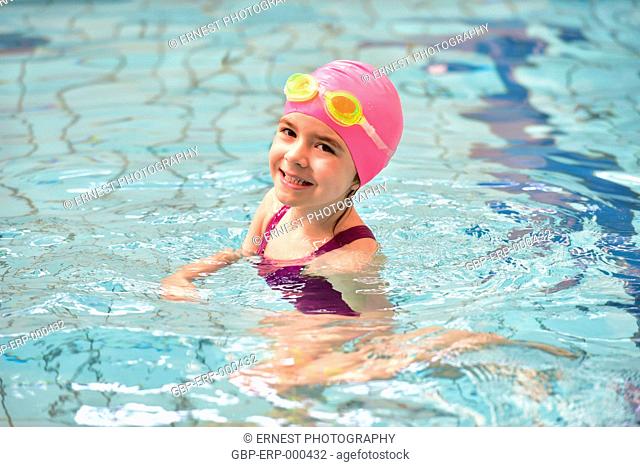 Person, child, girl, pool