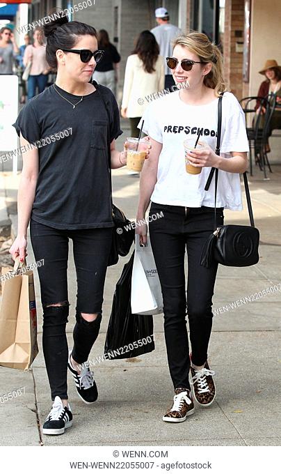 Emma Roberts out shopping with a friend in West Hollywood Featuring: Emma Roberts Where: Los Angeles, California, United States When: 09 Jan 2015 Credit: WENN