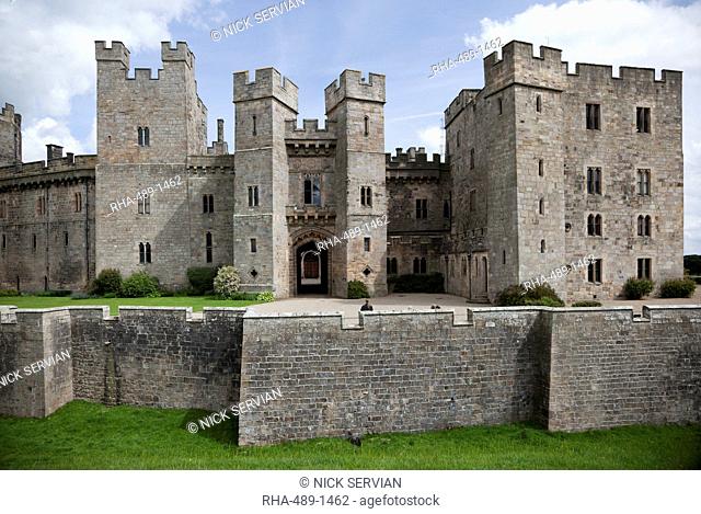 Raby Castle near Barnard Castle, County Durham, England, United Kingdom, Europe