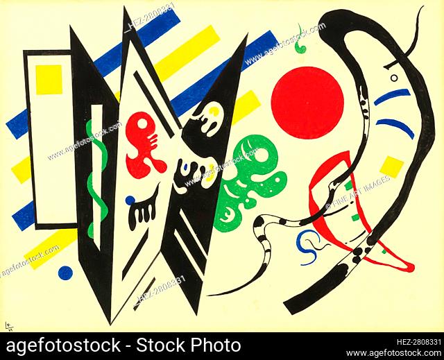 Réciproque, 1935. Creator: Kandinsky, Wassily Vasilyevich (1866-1944)
