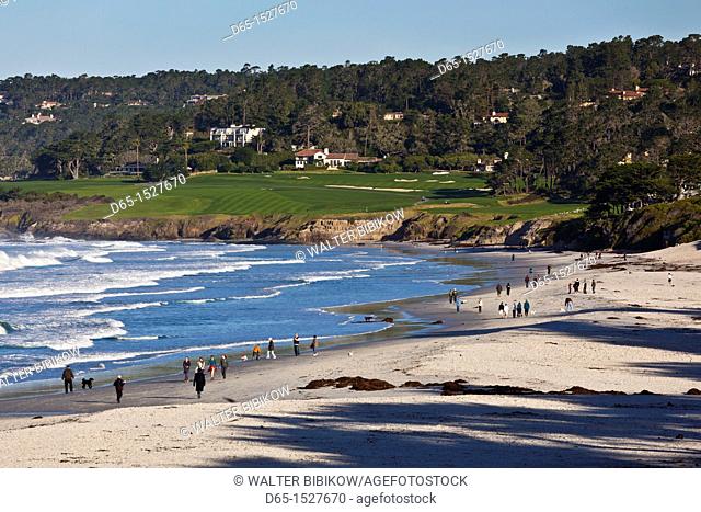 USA, California, Central Coast, Carmel-By-The-Sea, Carmel Beach