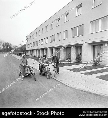 ***MAY 22, 1974 FILE PHOTO***New housing units ""9 May"" Unified Agricultural Cooperative in Cervenka, Czechoslovakia, May 22, 1974