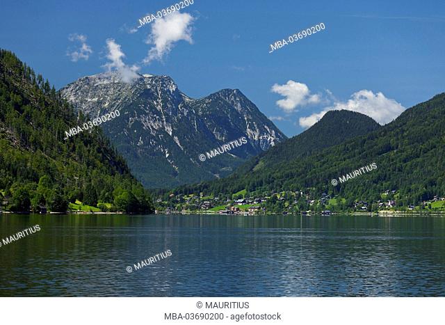 Grundlsee , Hoher Sarstein (mountain), 'Salzkammergut' (resort area), Styria, Austria