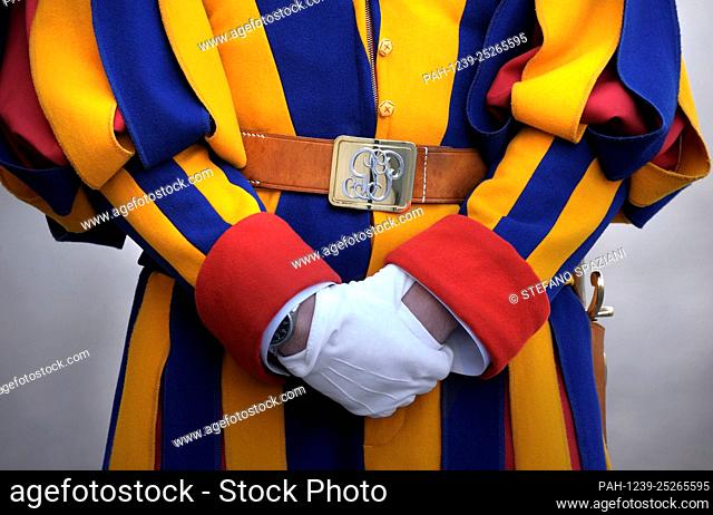 Pontifical Swiss Guard; Swiss Guard; Guardia Svizzera; Pontifical Swiss Guard; Guardia Svizzera Pontificia; Pope Benedict XVI during his weekly general audience...