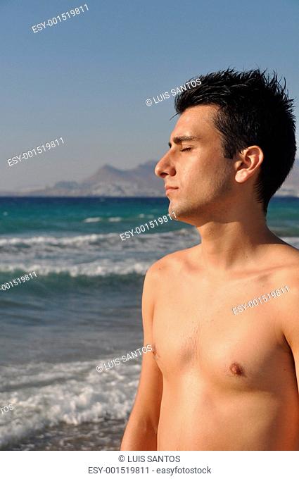Man at the beach