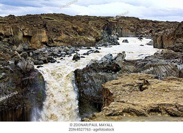 Aldeyjarfoss waterfall, Sprengisandur Northern Iceland