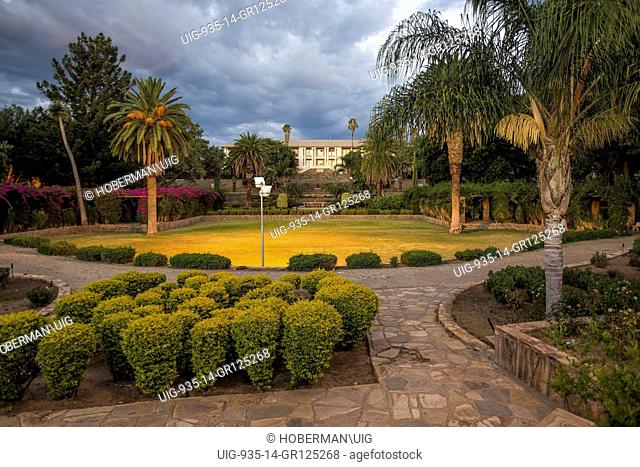 Tintenpalast Goverment Building and Garden in Namibia