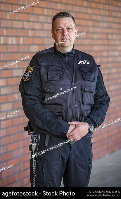 14 June 2022, Saxony-Anhalt, Raßnitz: Ralf Fiedler, head of the so-called Special Security and Inspection Service (BSRD)