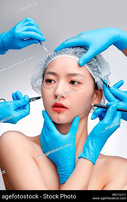 Young women have plastic surgery