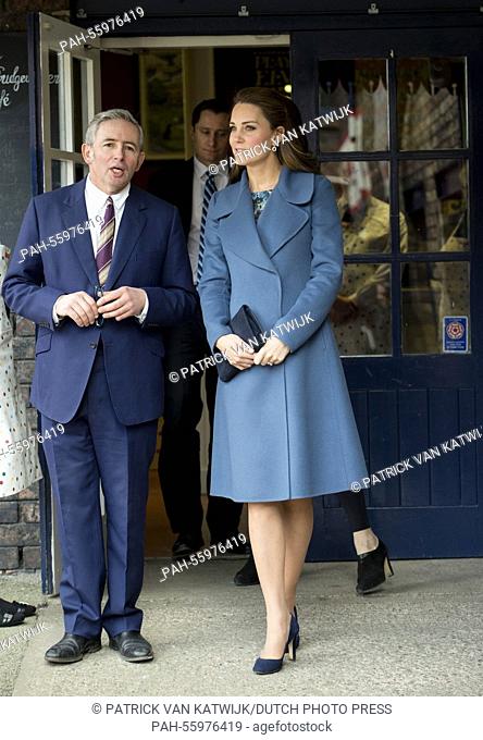 Catherine, Duchess of Cambridge visits the Emma Bridgewater factory on February 18, 2015 in Stoke on Trent, England. Photo: Patrick van Katwijk / NETHERLANDS...