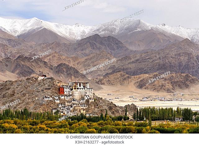 Spituk Monastery Gompa in Leh district, Indus River valley, Ladakh region, state of Jammu and Kashmir, India, Asia