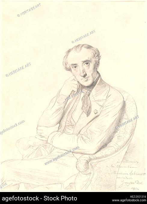 Henri Labrouste, 1852. Creator: Jean-Auguste-Dominique Ingres