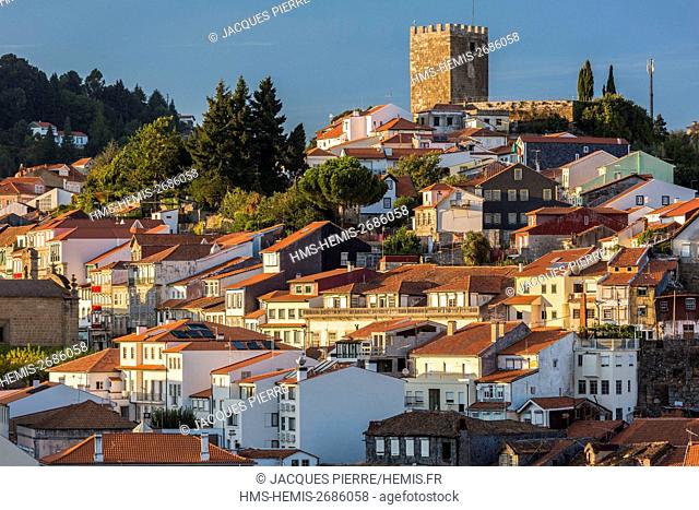 Portugal, Douro, Lamego, northern region, district of Viseu, the old town and the castle