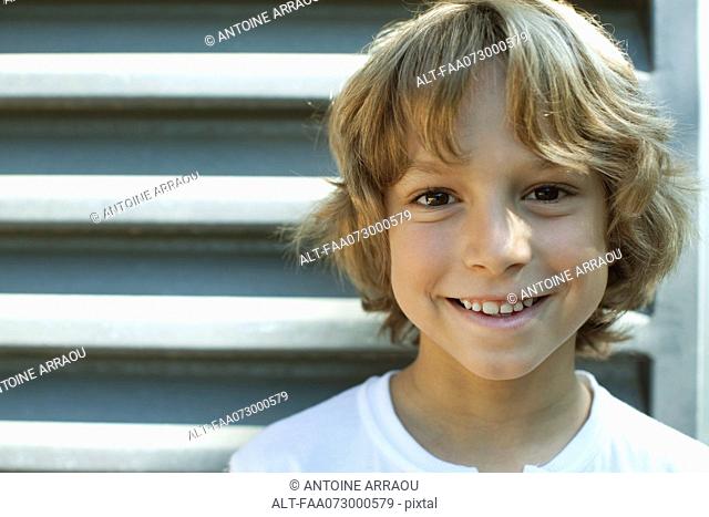 Smiling boy, portrait