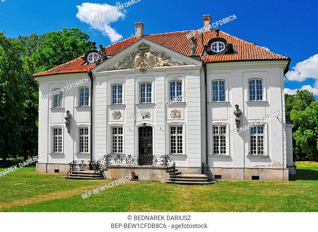Branicki Palace in Choroszcz, Podlaskie voivodeship, Poland. The historic Branicki Palace was built in 1745-1764 for the magnate Jan Klemens Branicki on an...