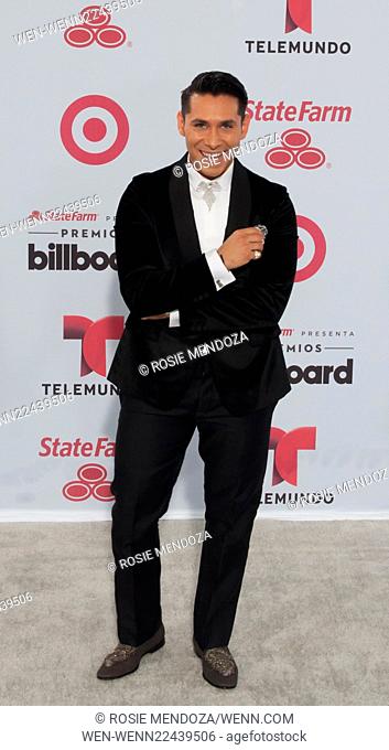 2015 Billboard Latin Music Awards presented by State Farm on Telemundo at the BankUnited Center - Arrivals Featuring: Christian Ramirez Where: Miami, Florida