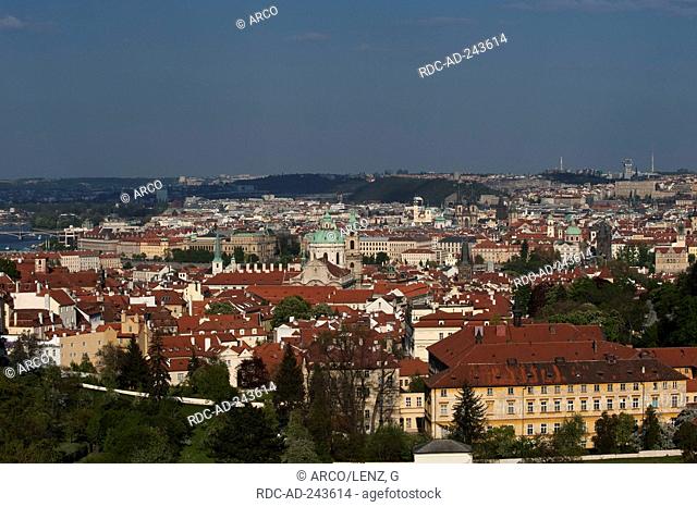 View on Prague view from Hradcany Prague Czechia