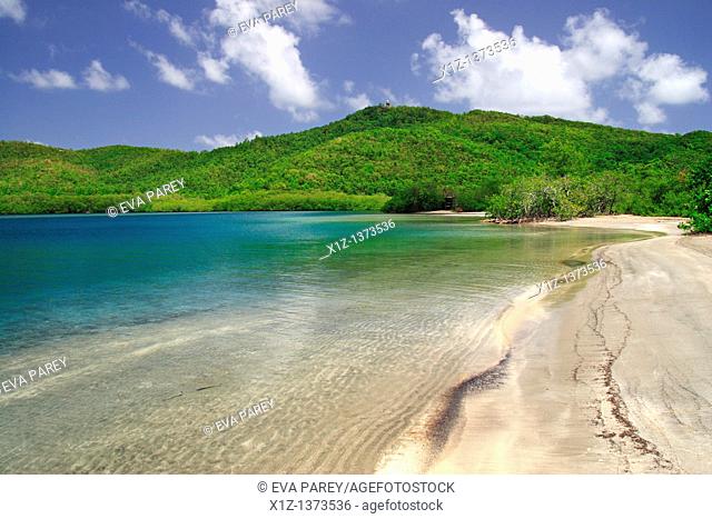 The Treasure Bay in the Caravelle area in Martinica, a caribean island