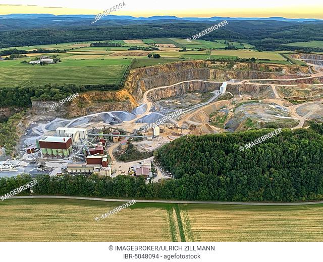 Calcis Warstein, sand-lime brick mining, Warstein, Germany, Europe