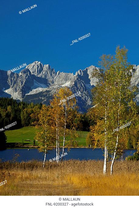 Schwarzsee and Kaisergebirge, Tyrol, Austria, Europe