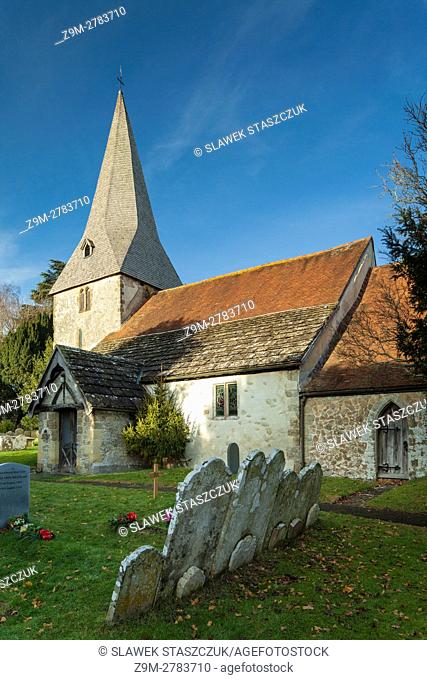 Bury village church, West Sussex, England