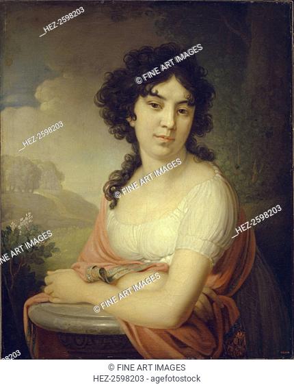 Portrait of Princess Anna Petrovna Gagarina, 1801. Found in the collection of the State Russian Museum, St. Petersburg