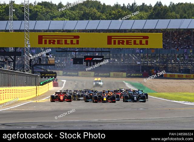Start, Sprint Qualifying, # 33 Max Verstappen (NED, Red Bull Racing), # 44 Lewis Hamilton (GBR, Mercedes-AMG Petronas F1 Team), # 77 Valtteri Bottas (FIN