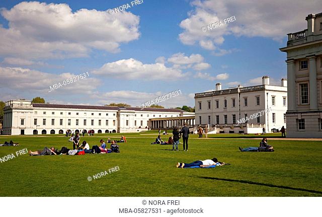 Park, grass, museum, architecture
