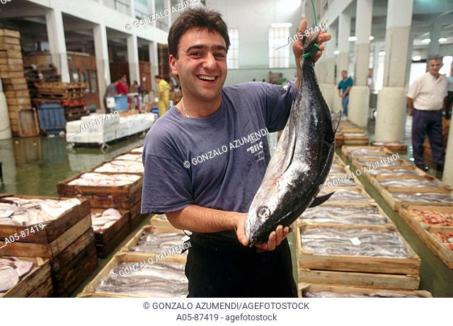 Fish market. Santander. Cantabria. Spain