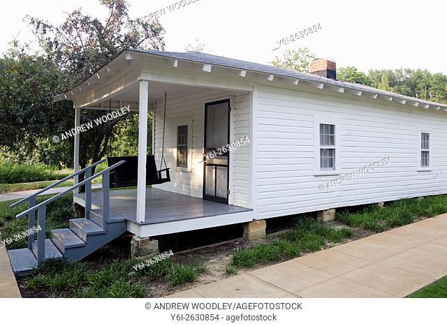 Elvis Presley single-front house birthplace Tupelo Mississippi USA