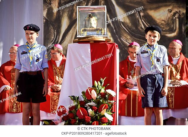 The usual pilgrimage Mass commemorating Saint Wenceslas, the patron saint of Bohemia, was celebrated in Stara Boleslav, Czech Republic, on September 28, 2018
