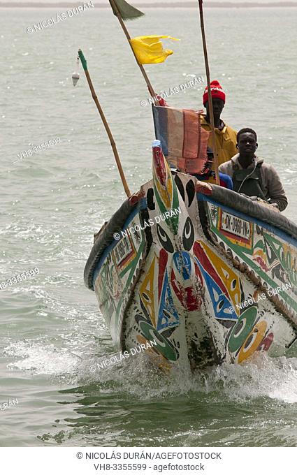 fishing boats harbor senegal
