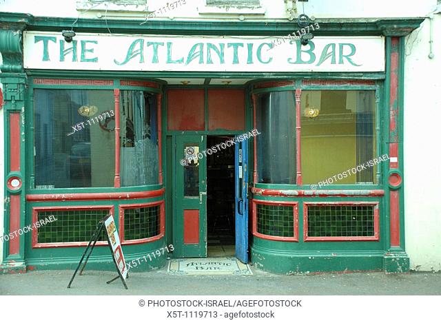 UK, Northern Ireland, County Antrim, Portrush Entrance to the Atlantic Bar
