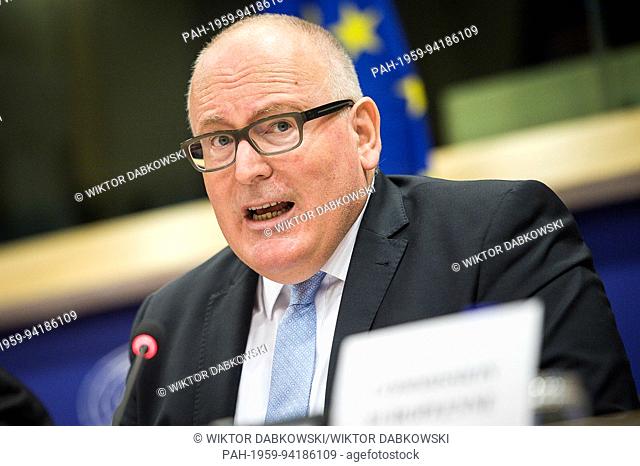 Frans Timmermans, First vice-president of the European Commission for better regulation, inter-institutional relations, the rule of law