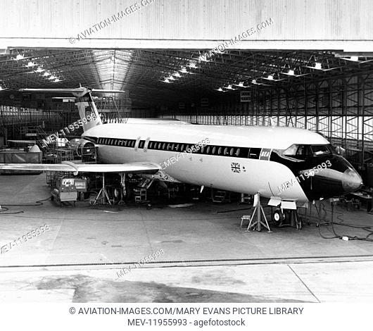 Bea BAC 1-11 Super One-Eleven Airliner on the Production-Line at BAC Weybridge