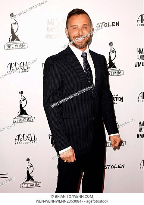 Make-Up Artists and Hair Stylists Guild Awards at Paramount Theatre at Paramount Studios - Arrivals Featuring: Vasilios Tanis Where: Los Angeles, California