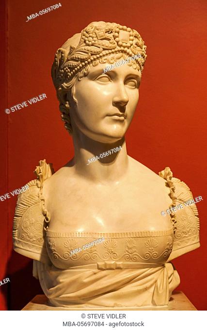 England, London, Victoria and Albert Museum, Bust of The Empress Josephine by Joseph Chinard dated 1808