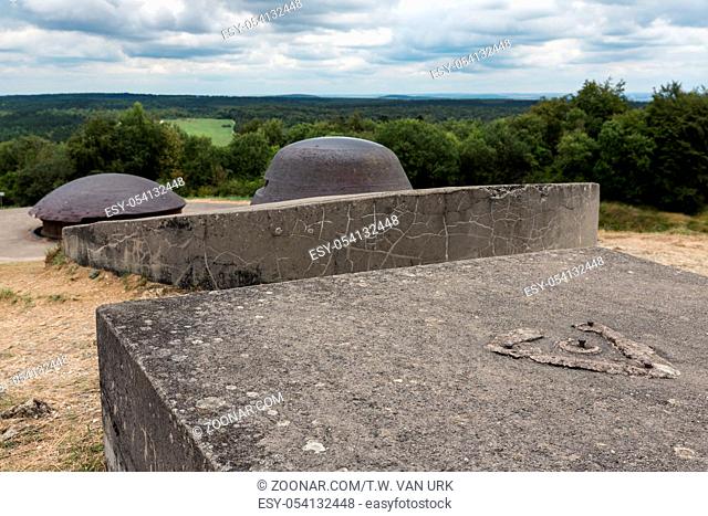 Observation post on Fort Douaumont near Verdun with a view at the battlefield of First World War One