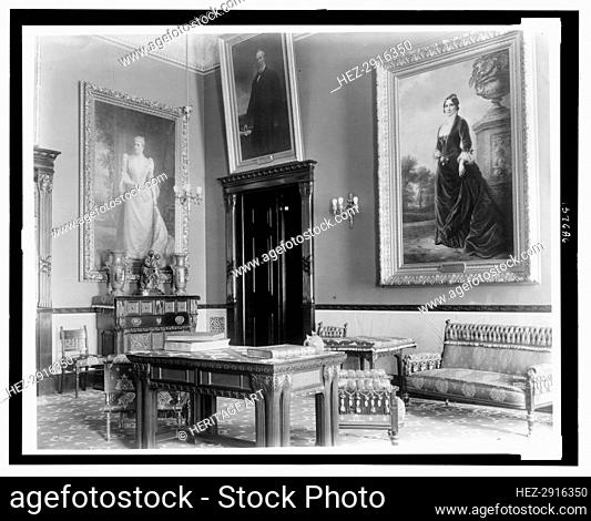 Red Room, White House, Washington, D.C., c1890. Creator: Frances Benjamin Johnston