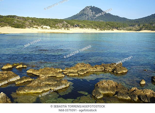 Rocks at Cala Agulla, Capdepera, Majorca, Spain