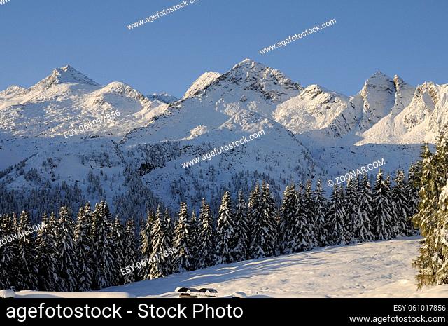 Winter in Hochkrimml, Winter , Hochkrimml, österreich, alpen, schnee, berge, gebirge, hochgebirge, gerlosplatte, hohe tauern, berg, berge, gipfel, hohe tauern