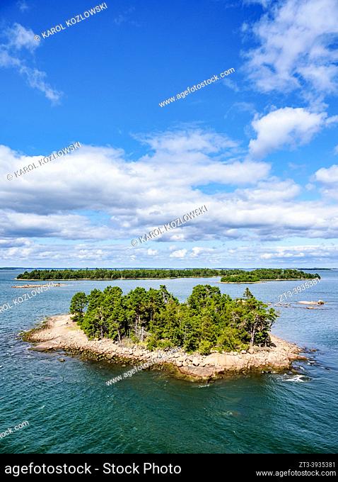 Archipelago elevated view, Aland Islands, Finland