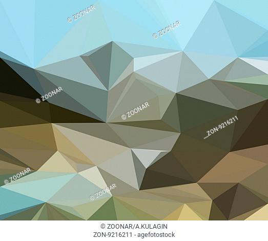 Background with Abstract Low Poly Geometrical Polygonal Pattern