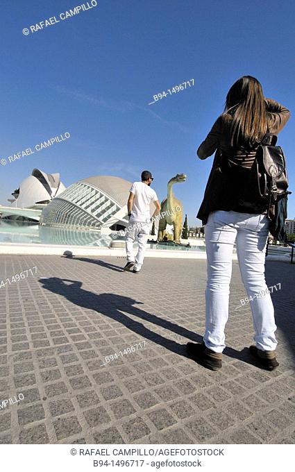 City of Arts and Sciences by Santiago Calatrava, Valencia, Comunidad Valenciana, Spain