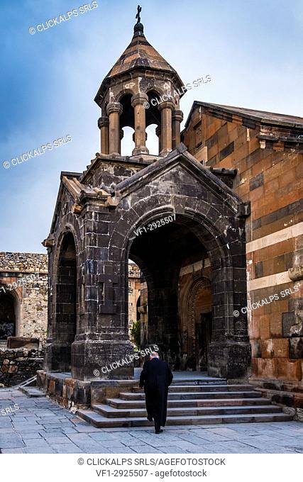 Khor Virap Armenian Apostolic Church monastery, at the foot of Mount Ararat, where St. Gregory the Illuminator was imprisoned, Yerevan, Ararat plain, Armenia