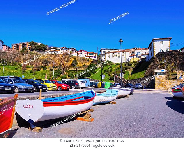 Algorta-Getxo - small town on the coast of Bilbao, Biscay, Basque Country, Spain