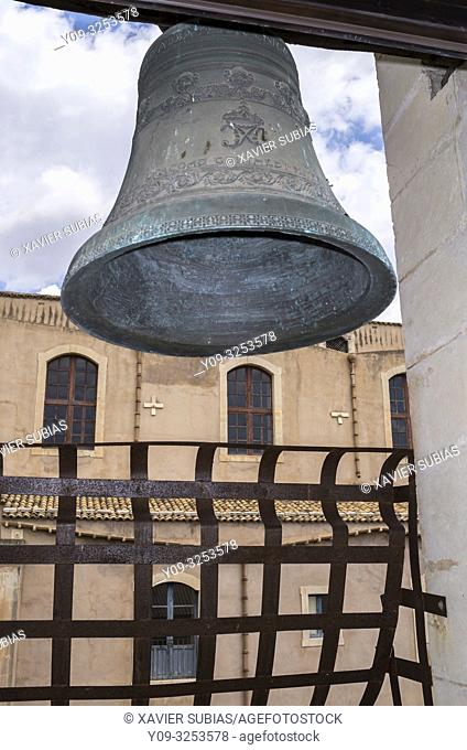 Bell, Church of Santa Chiara, Noto, Siracusa, Sicily, Italy