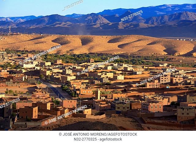 Tinerhir, Tineghir, Tinghi, Todra valley, Todra Gorges, Oasis, landscape, Old Kasbah, Morocco, North Africa