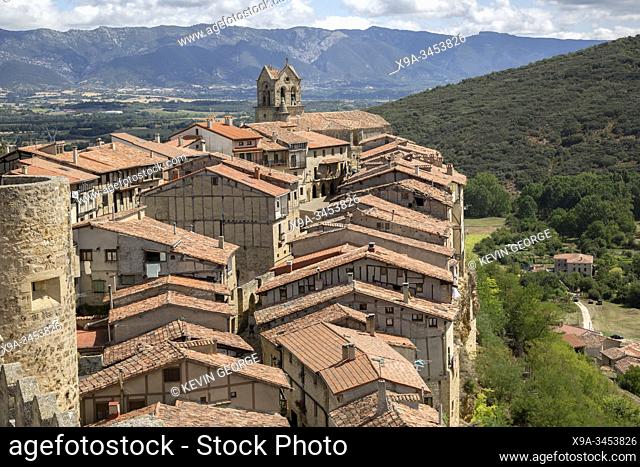 Roof Tops in Village of Frias, Burgos, Spain